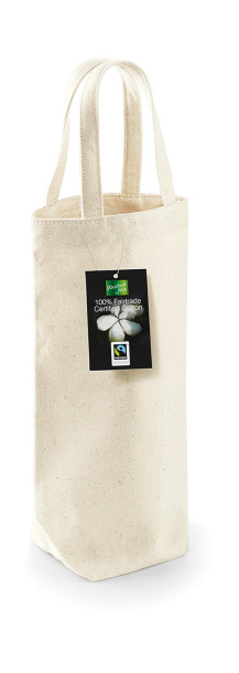  Fairtrade pamučna torba za bocu - Westford Mill