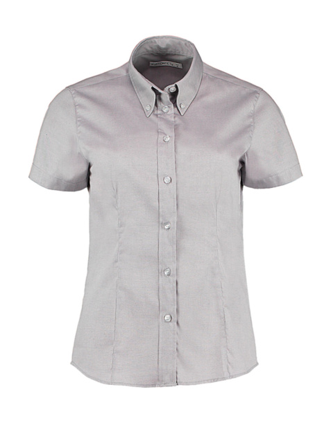  Women's Tailored Fit Premium Oxford Shirt SSL - Kustom Kit