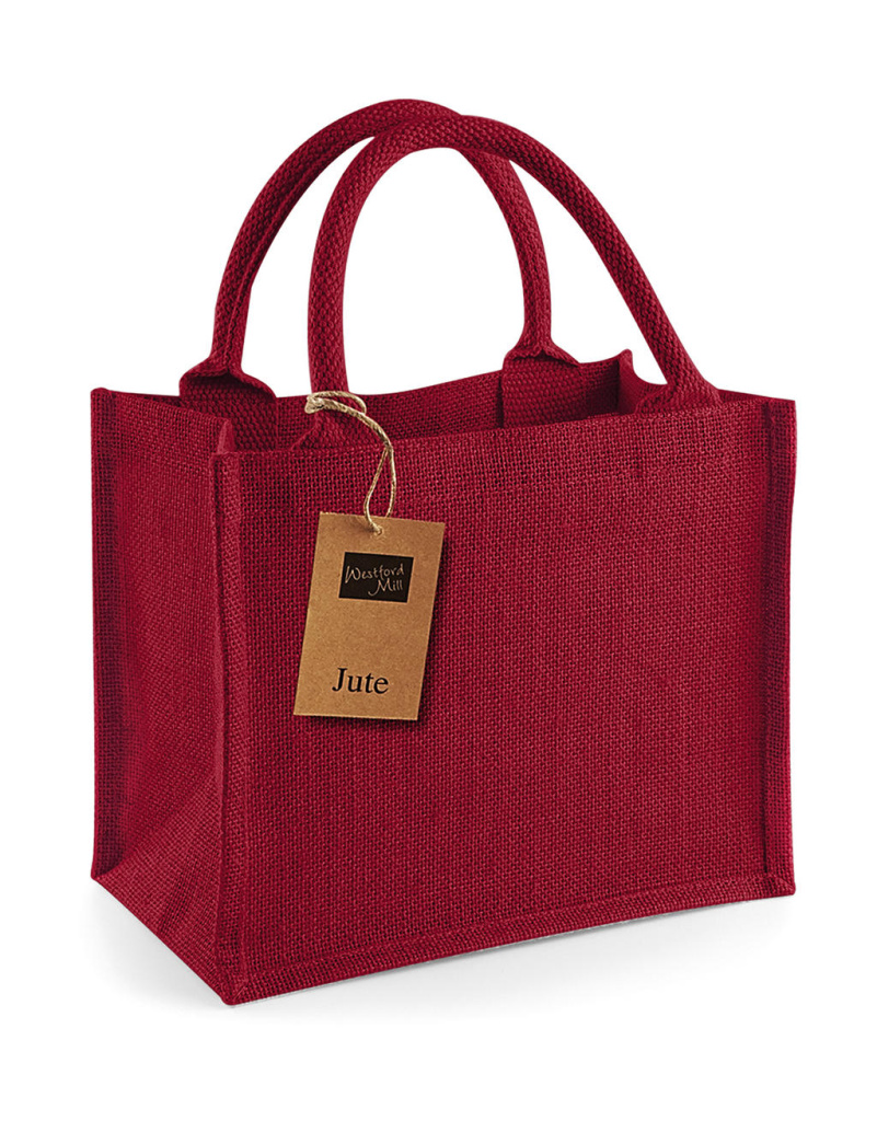 Jute mini gift bag westford mill 612280080 Promoshop