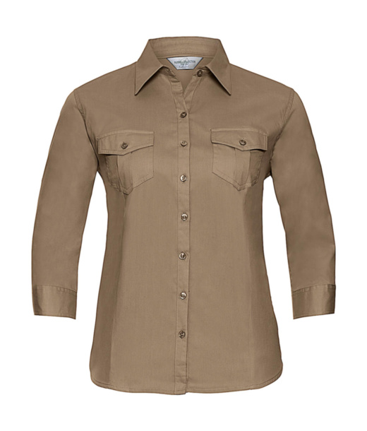  Ladies' Roll 3/4 Sleeve Shirt - Russell Collection