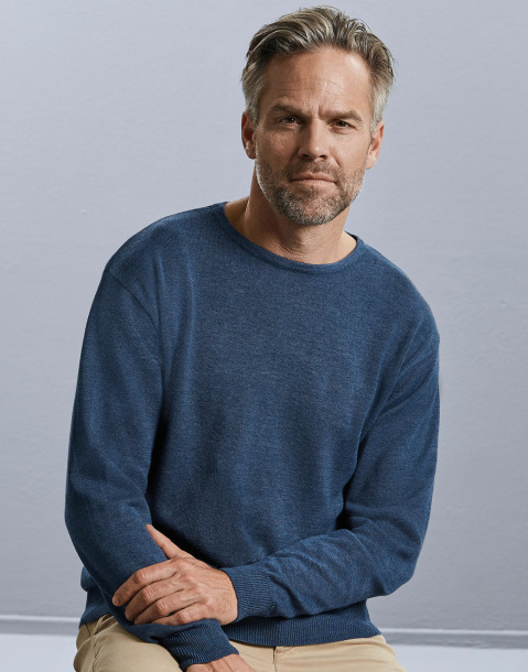  Muški pleteni pulover s okruglim izrezom - Russell 