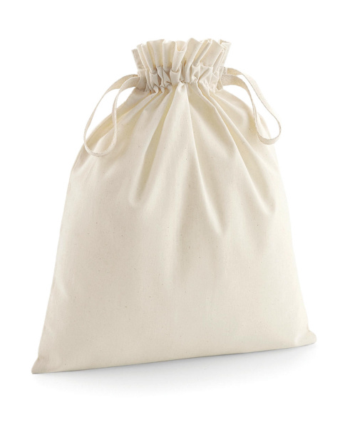  Organic Cotton Drawcord Bag, 115 g/m² - Westford Mill