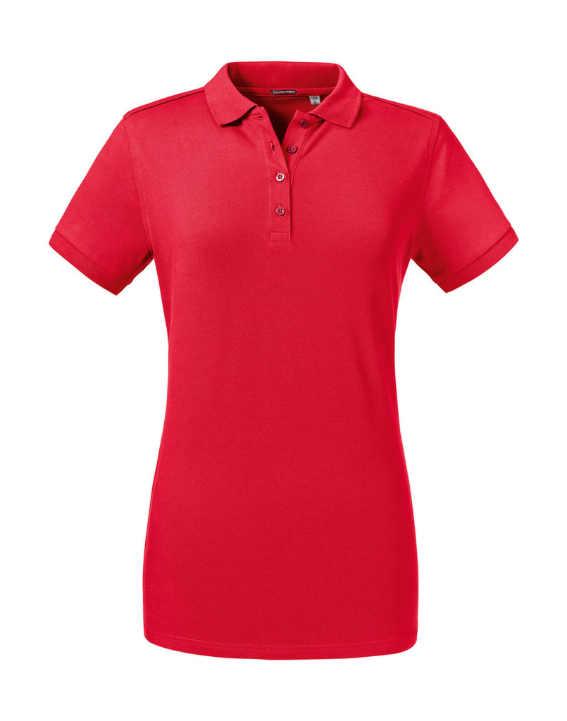 Ladies tailored stretch polo russell 503000007 Promoshop