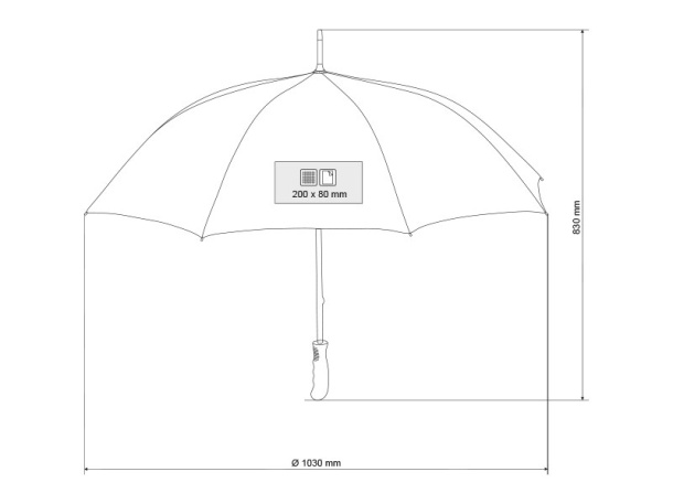SUPERSTAR umbrella with automatic opening - CASTELLI