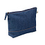 STYLE POUCH Recycled denim cosmetic pouch