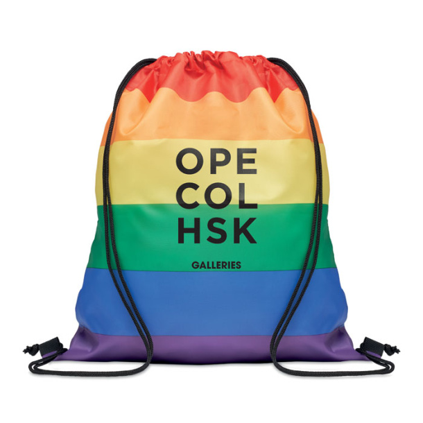 BOW Rainbow RPET drawstring bag