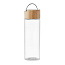 AMELAND Glass bottle 500ml, bamboo lid