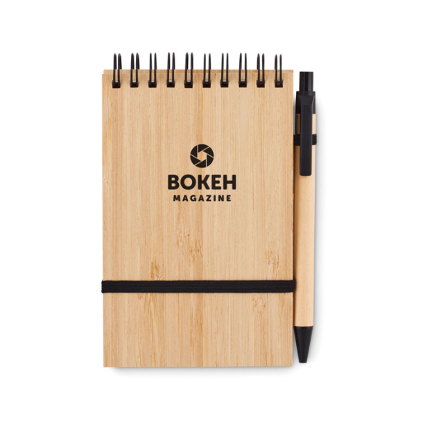SONORABAM A6 bilježnica od bambusa s olovkom