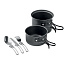 POTTY SET 2 camping pots with cutlery