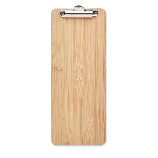 CLIPBI Small size bamboo clipboard