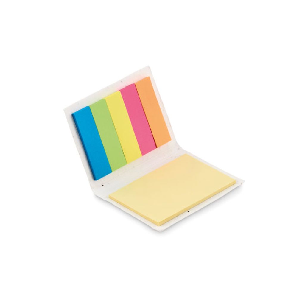 Yellow sticky sales note pads