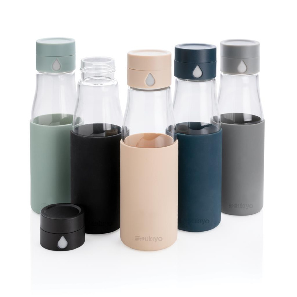 Glass drinking shop bottle