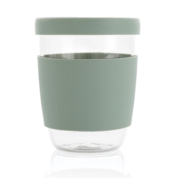  Ukiyo borosilikatna čaša sa silikonskim poklopcem i navlakom