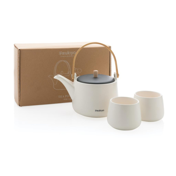  Ukiyo tea pot set with cups