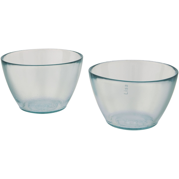 Cuenc 2-piece recycled glass bowl set - Authentic