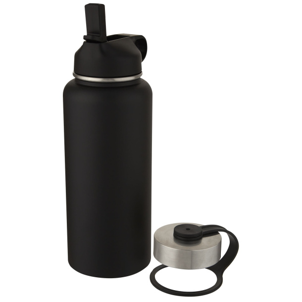 Supra 1 L copper vacuum insulated sport bottle with 2 lids - Unbranded