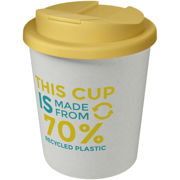 Americano® Espresso Eco 250 ml recycled tumbler with spill-proof lid - Unbranded