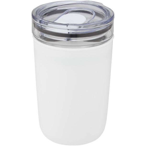 Bello staklena šalica s vanjskom stijenkom od reciklirane plastike 420 ml