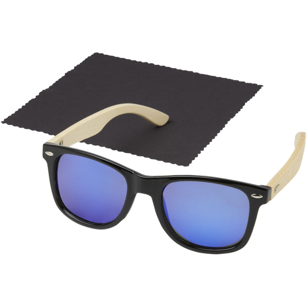 Taiyō rPET/bamboo mirrored polarized sunglasses in gift box - Avenue