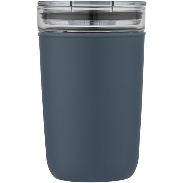 Bello 420 ml glass tumbler with recycled plastic outer wall - Unbranded