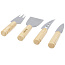Cheds 4-piece bamboo cheese set - Bullet