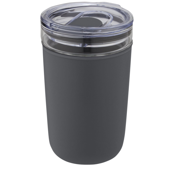 Bello staklena šalica s vanjskom stijenkom od reciklirane plastike 420 ml - Unbranded