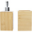 Hedon 3-piece bamboo bathroom set - Bullet