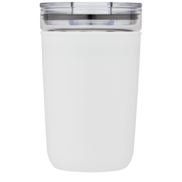 Bello 420 ml glass tumbler with recycled plastic outer wall - Unbranded