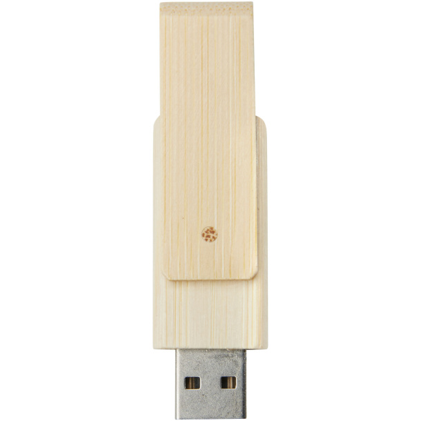 Rotate 8GB bamboo USB flash drive - Bullet