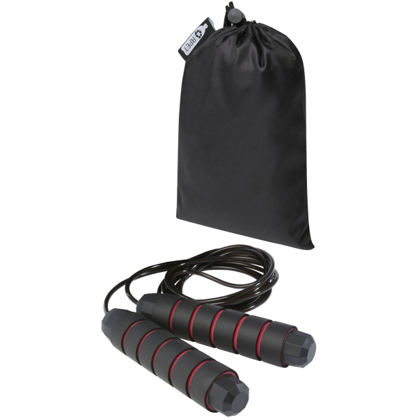 Austin soft skipping rope in recycled PET pouch - Unbranded