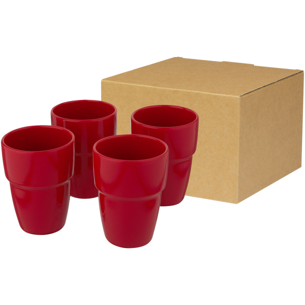 Staki 4-piece 280 ml stackable mug gift set - Unbranded