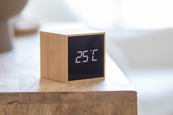 Boolarm bamboo alarm clock