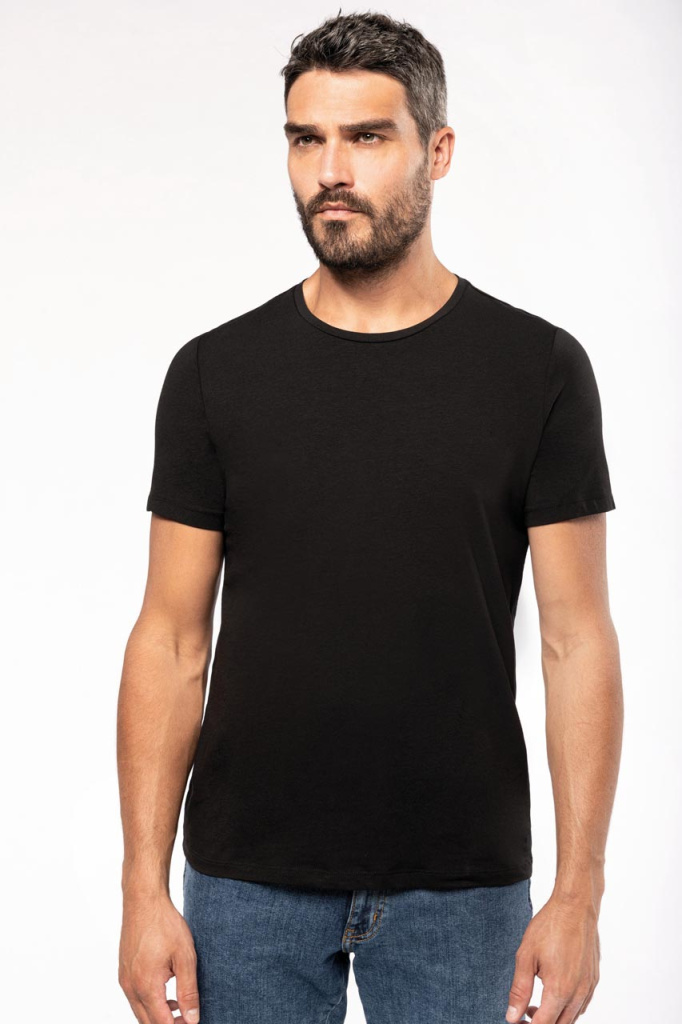 Men s short sleeved crew neck t shirt 160 g m kariban