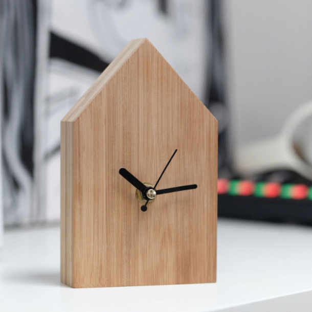 LA CASA bamboo clock