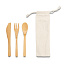 DISH cutlery set from bamboo
