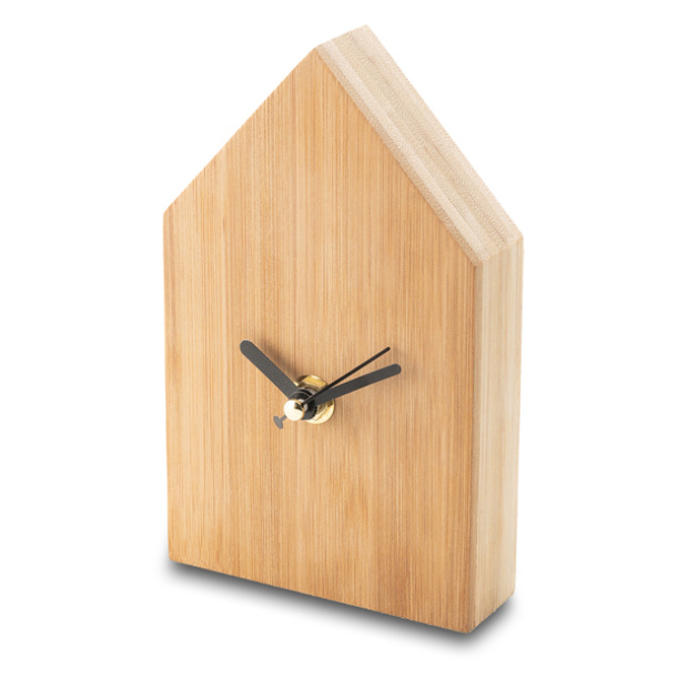 LA CASA bamboo clock