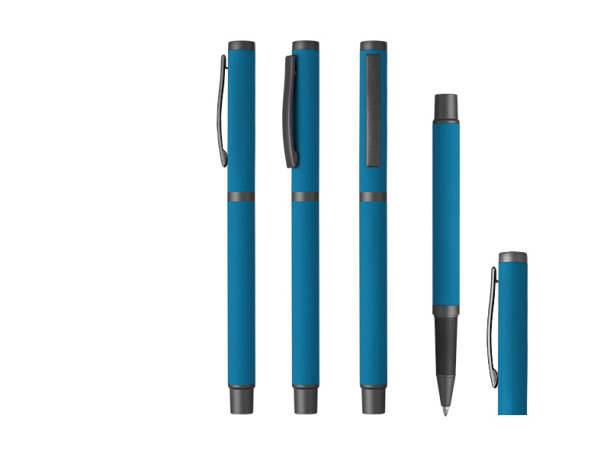 TITANIUM R Metalna olovka - plava tinta