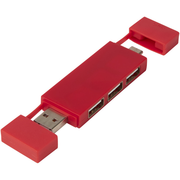 Mulan Dvostruki USB hub 2.0 - Unbranded