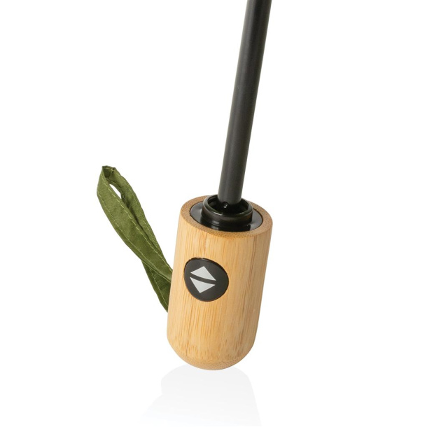  21" Impact AWARE™ RPET bambus kišobran s automatskim otvaranjem/zatvaranjem