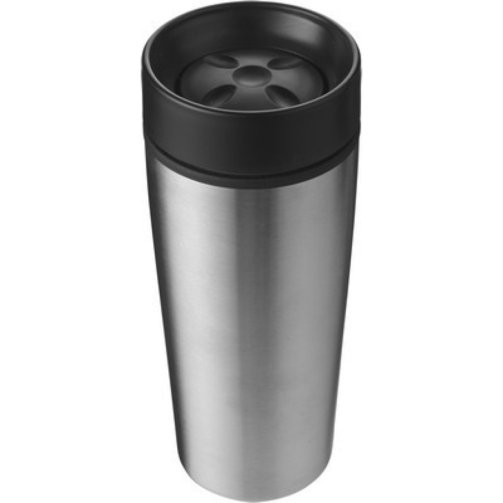 Plastic shop travel mug