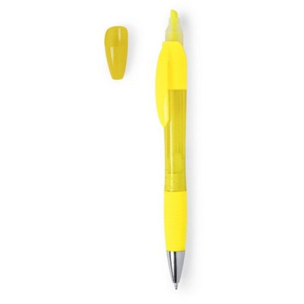  Ball pen with highlighter