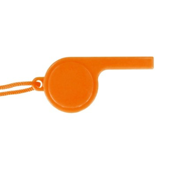  Whistle with neck cord
