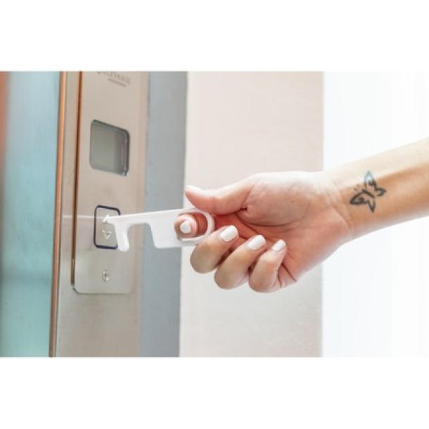  Antibacterial anti-contact holder for door opening and contactless use of public usage surfaces