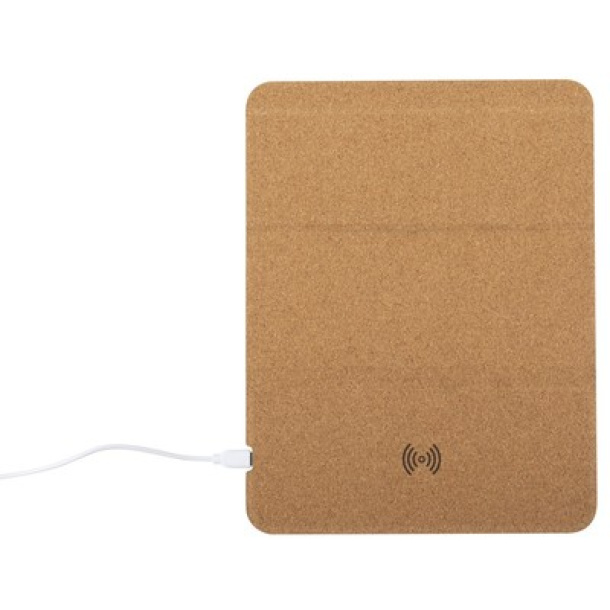  Cork mouse pad, wireless charger 5W, phone stand