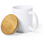  Ceramic mug 370 ml with bamboo lid