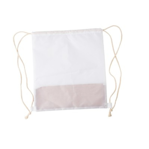  RPET and cork drawstring bag with cotton drawstrings