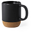  Ceramic mug 420 ml, cork detail
