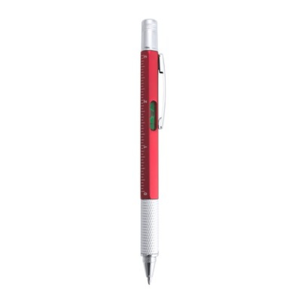  Multifunctional ball pen, ruler, spirit level, screwdriver