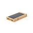  Bamboo power bank 10000 mAh, wireless charger 5W, solar charger