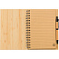  Bamboo notebook A5, ball pen